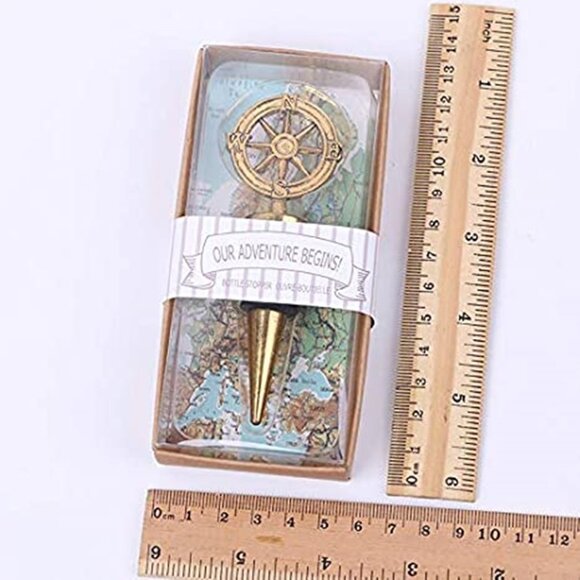 New Wine Bottle Stopper Stocking-Stuffers in Gift Boxes - 4 Pieces - Picture 6 of 10